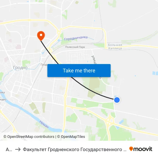 Азот to Факультет Гродненского Государственного Аграрного Университета map