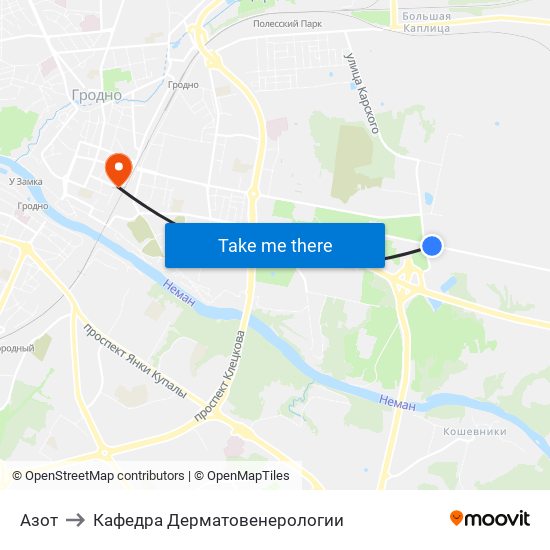 Азот to Кафедра Дерматовенерологии map