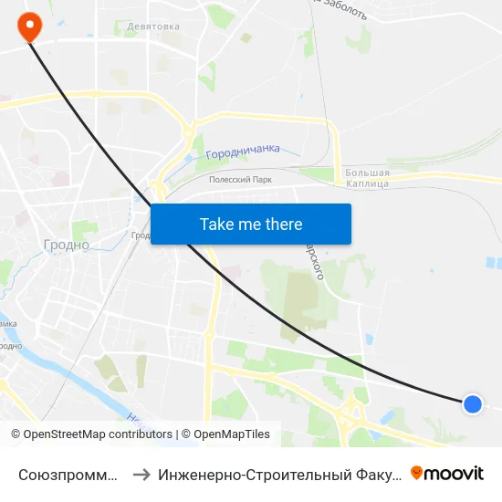 Союзпроммонтаж to Инженерно-Строительный Факультет Гргу map