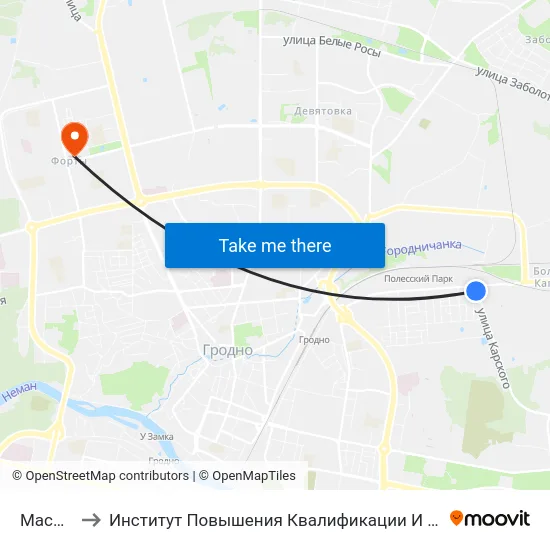 Маслобаза to Институт Повышения Квалификации И Переподготовки Кадров Гргу map