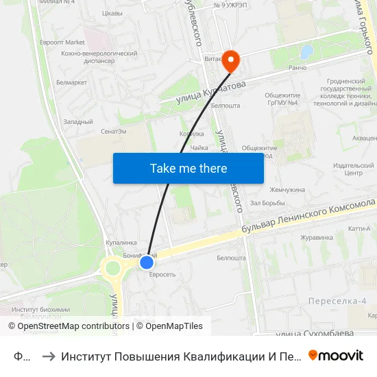 Форты to Институт Повышения Квалификации И Переподготовки Кадров Гргу map