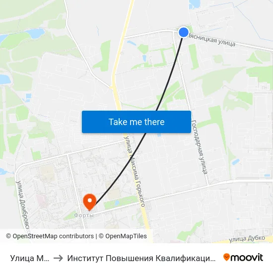 Улица Мясницкая to Институт Повышения Квалификации И Переподготовки Кадров Гргу map