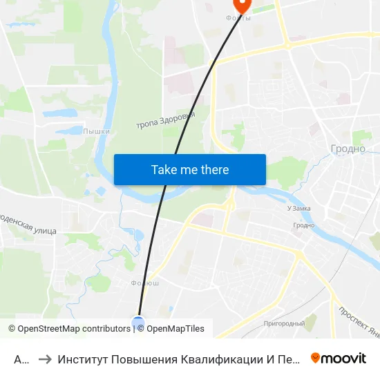 Алми to Институт Повышения Квалификации И Переподготовки Кадров Гргу map