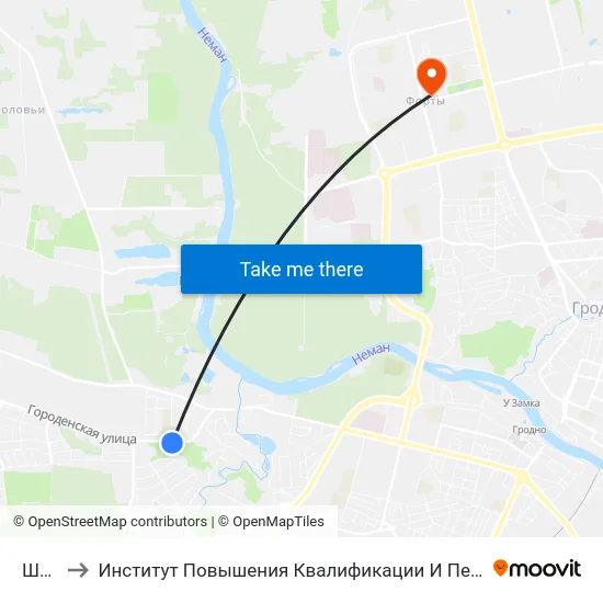 Школа to Институт Повышения Квалификации И Переподготовки Кадров Гргу map