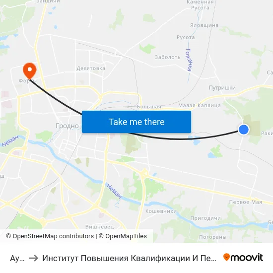 Аульс to Институт Повышения Квалификации И Переподготовки Кадров Гргу map