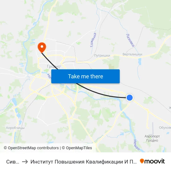 Сивково to Институт Повышения Квалификации И Переподготовки Кадров Гргу map