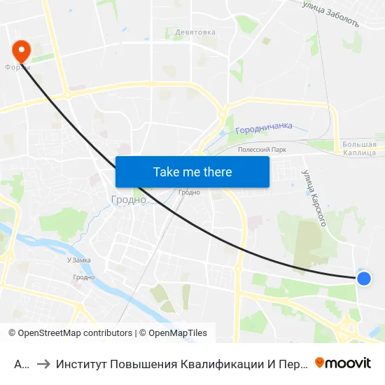 Азот to Институт Повышения Квалификации И Переподготовки Кадров Гргу map