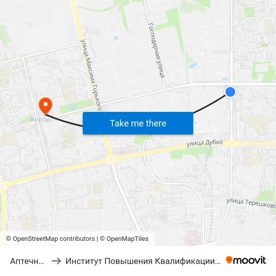Аптечный Склад to Институт Повышения Квалификации И Переподготовки Кадров Гргу map