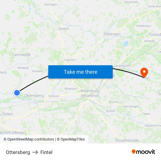 Ottersberg to Fintel map