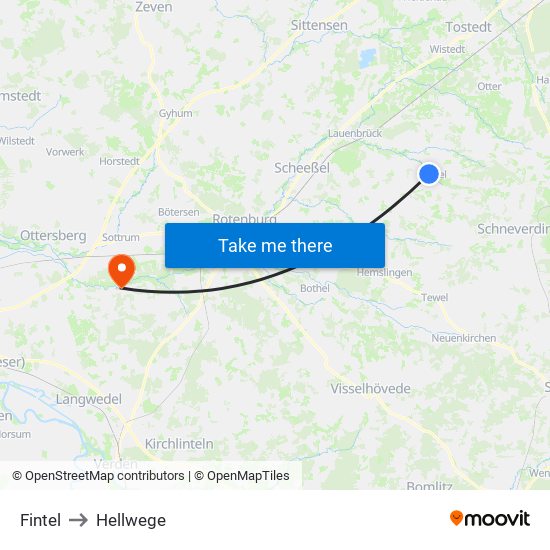 Fintel to Hellwege map