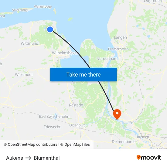 Aukens to Blumenthal map