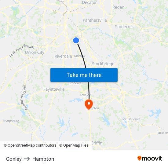 Conley to Hampton map