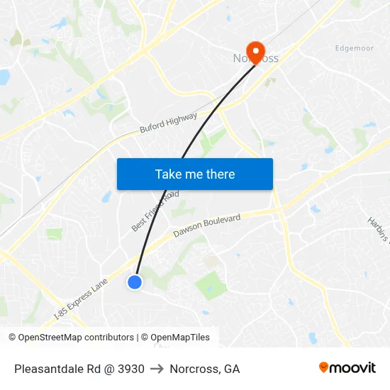 Pleasantdale Rd @ 3930 to Norcross, GA map