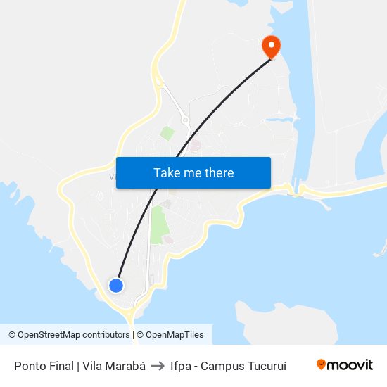 Ponto Final | Vila Marabá to Ifpa - Campus Tucuruí map