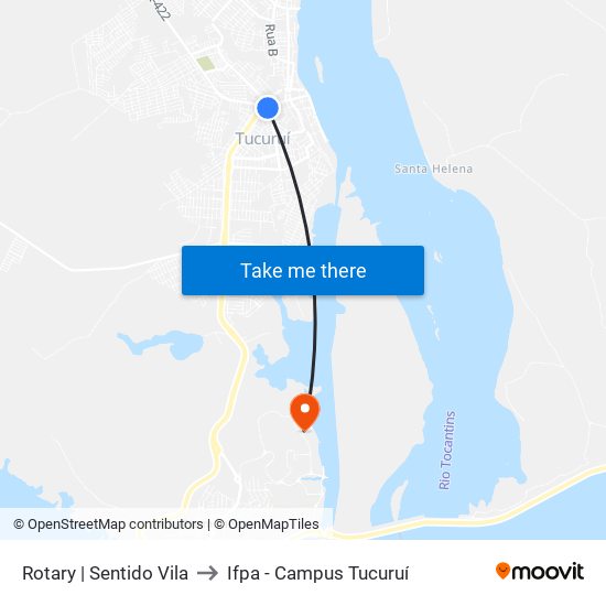 Rotary | Sentido Vila to Ifpa - Campus Tucuruí map