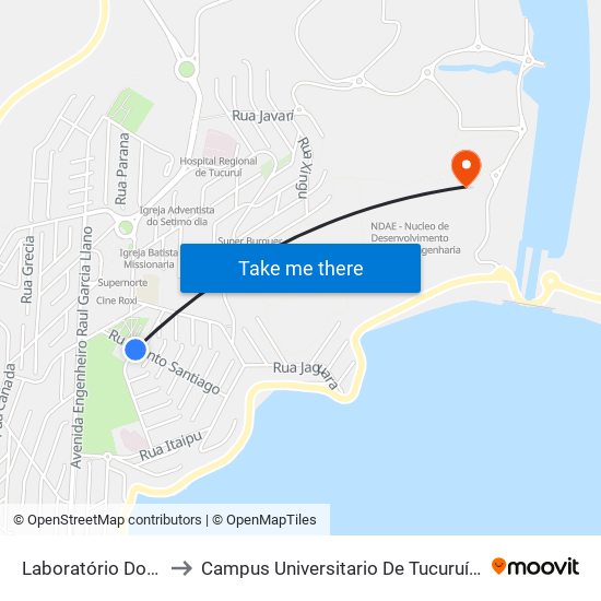 Laboratório Do Ifpa to Campus Universitario De Tucuruí (Ufpa) map