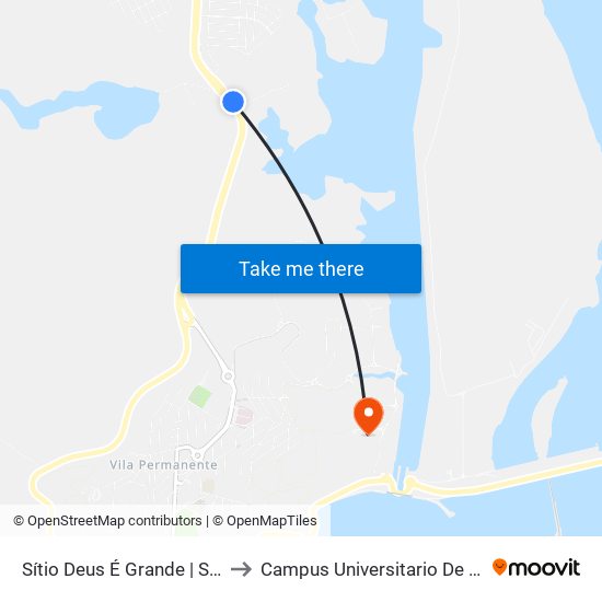 Sítio Deus É Grande | Sentido Norte to Campus Universitario De Tucuruí (Ufpa) map