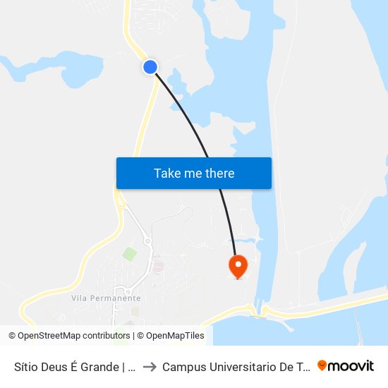 Sítio Deus É Grande | Sentido Sul to Campus Universitario De Tucuruí (Ufpa) map