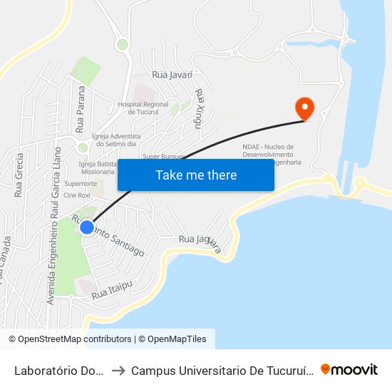 Laboratório Do Ifpa to Campus Universitario De Tucuruí (Ufpa) map