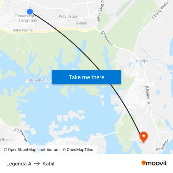 Legenda A to Kabil map