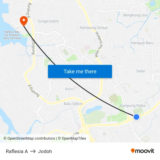 Raflesia A to Jodoh map