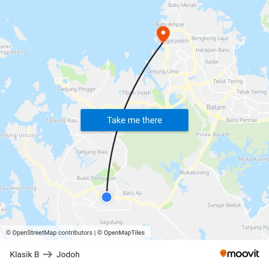 Klasik B to Jodoh map