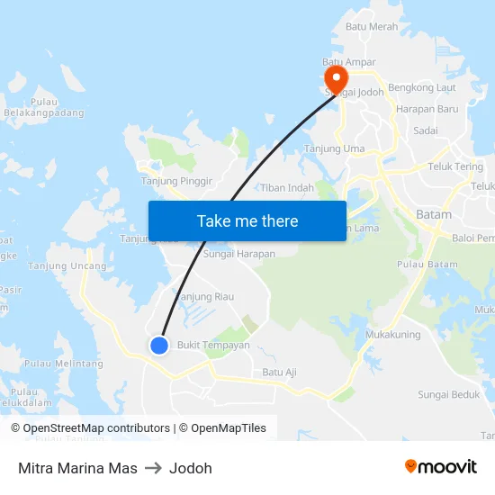 Mitra Marina Mas to Jodoh map