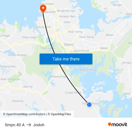 Smpn 40 A to Jodoh map