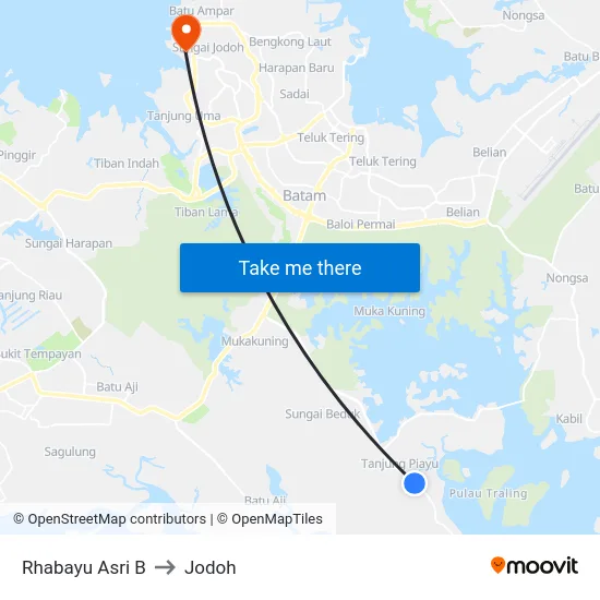 Rhabayu Asri B to Jodoh map