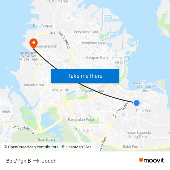 Bpk/Pgn B to Jodoh map