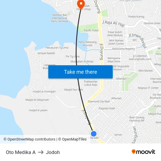 Oto Medika A to Jodoh map