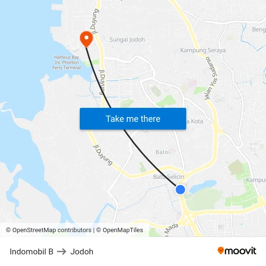 Indomobil B to Jodoh map