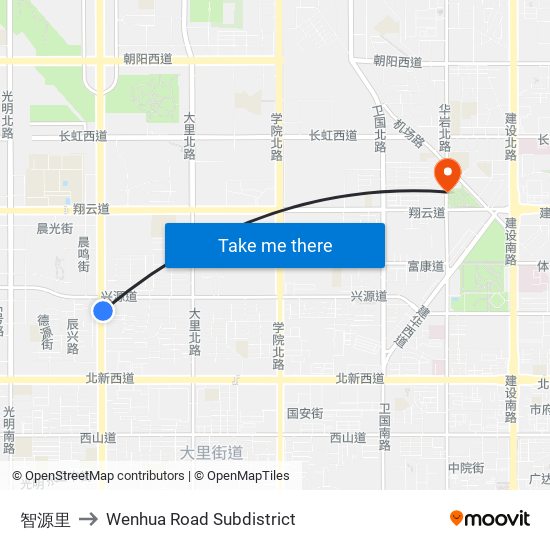 智源里 to Wenhua Road Subdistrict map