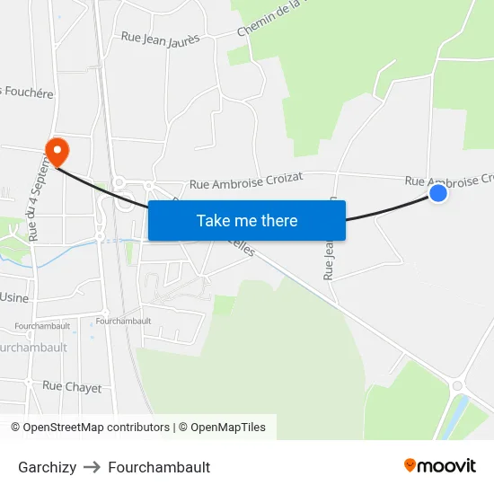 Garchizy to Fourchambault map