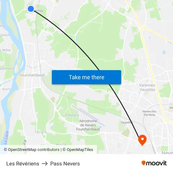 Les Révériens to Pass Nevers map