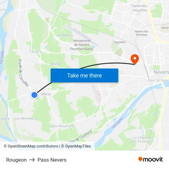 Rougeon to Pass Nevers map