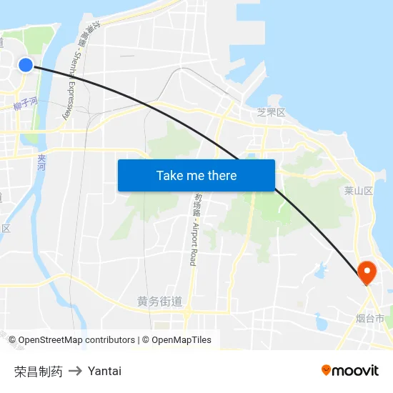Rongchang Pharmaceutical to Yantai map