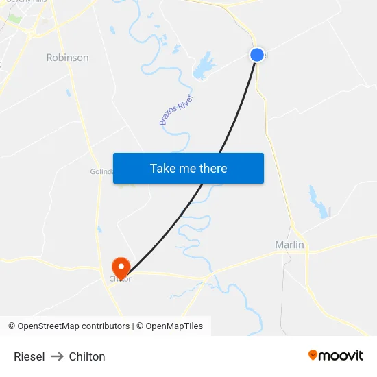 Riesel to Chilton map