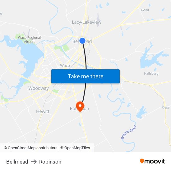 Bellmead to Robinson map