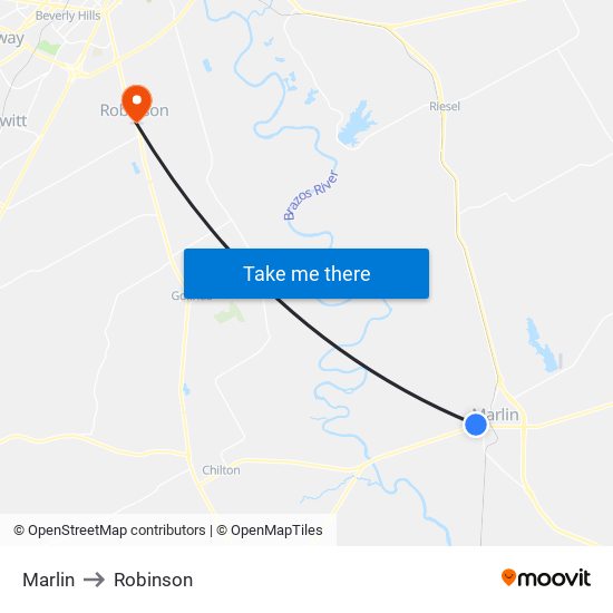 Marlin to Robinson map