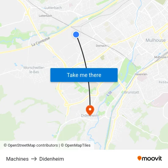 Machines to Didenheim map