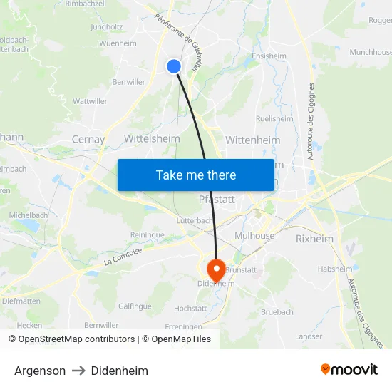 Argenson to Didenheim map