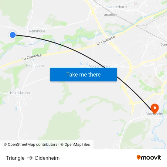 Triangle to Didenheim map
