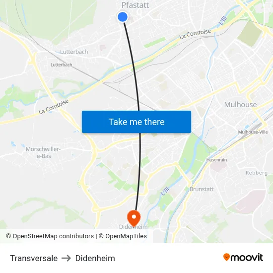 Transversale to Didenheim map