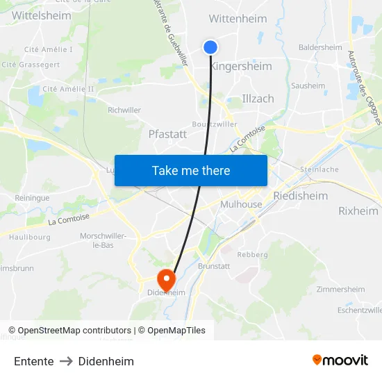 Entente to Didenheim map