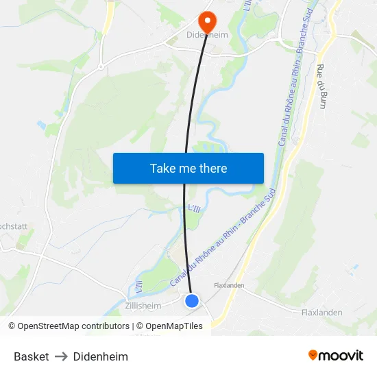 Basket to Didenheim map