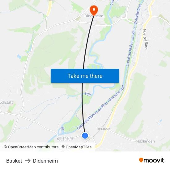 Basket to Didenheim map