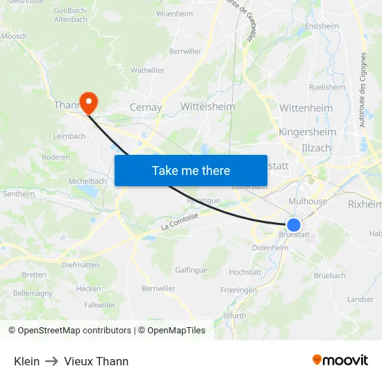 Klein to Vieux Thann map