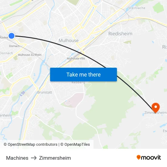 Machines to Zimmersheim map