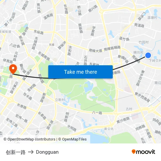 Innovation First Road to Dongguan map